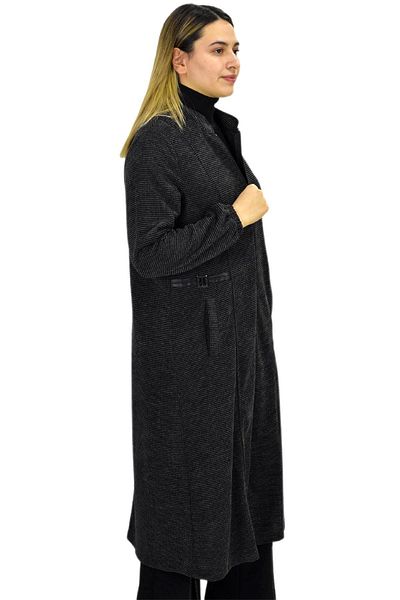 Nazal Women's Winter Pocket Zippered Cap Tunic BGL-ST03157