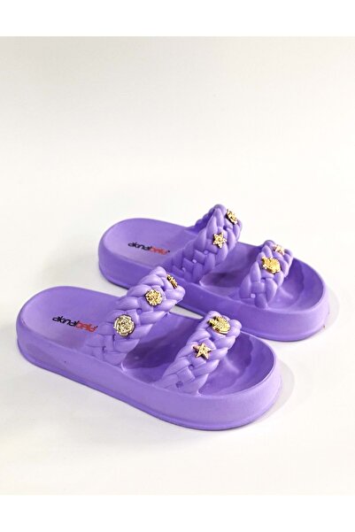 Akınal Bella Παντόφλες Akınalbella Lila Eva - Bulutmod Ba04494, Καθημερινά ταξίδια με δύο ζώνες - 40