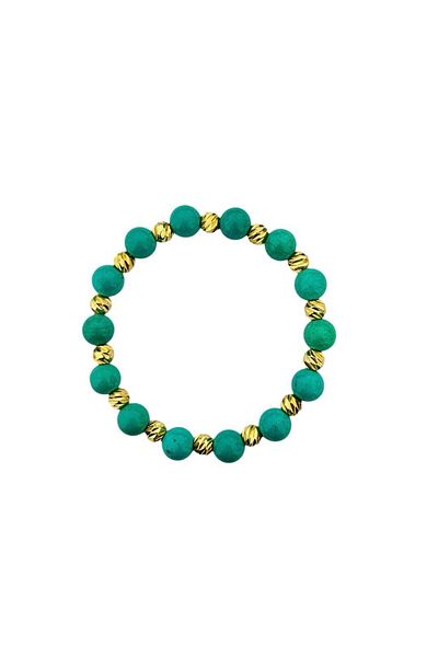 MK tasarım MK DESIGN REAL TURQUOISE STONE BRACELET MK.031.002