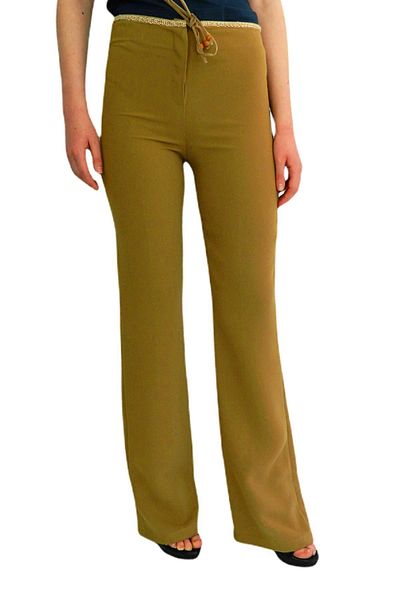 PROTO Women's Fabric Trousers Normal Waist Classic Bgl-st01356