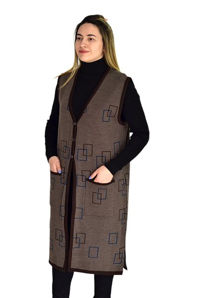 First Örme Дамски трикотажен дълъг потник UY1574 BGL-ST03456