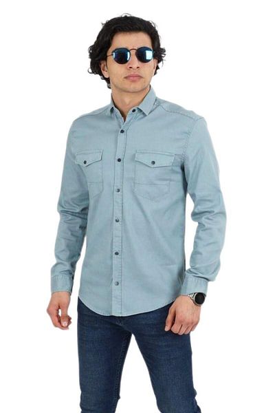 DYNAMO Men's Sports Shirt Silim Fit 9821 BGL-ST02720