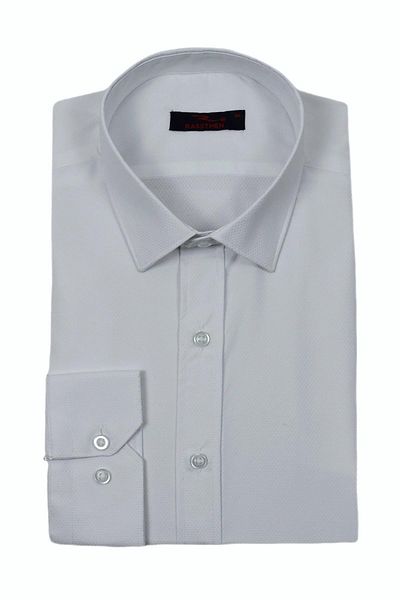 rasstmen Cămașă Dobby cu mânecă lungă Silim Fit pentru bărbați BGL-ST03303
