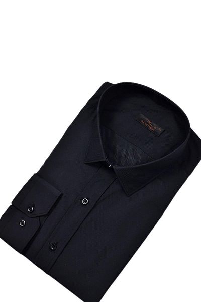 rasstmen Ανδρικό πουκάμισο Dobby με μακρυμάνικο Silim Fit BGL-ST03303