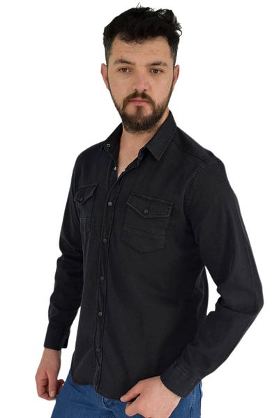 DYNAMO Men's Sports Shirt - Silim Fit 9821 BGL-ST02720