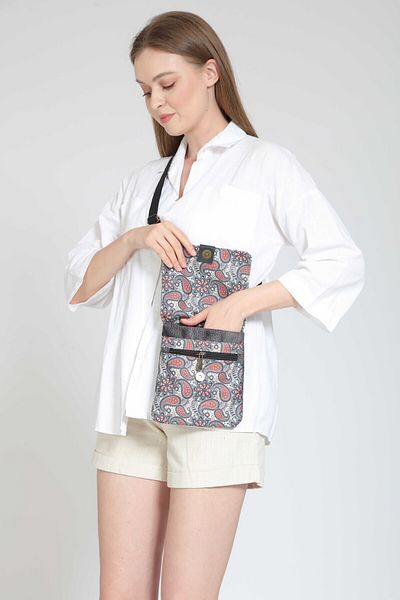Street Bag Geantă de umăr etnică boemă Payiz - Utilizare zilnică în călătorie, geantă pentru telefon