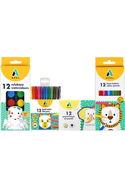 Adel 4-Piece Student Painting Set