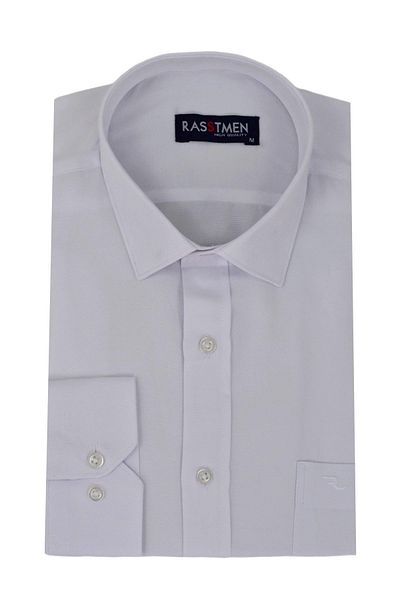 rasstmen Cămașă clasică Dobby cu mânecă lungă pentru bărbați BGL-ST03259