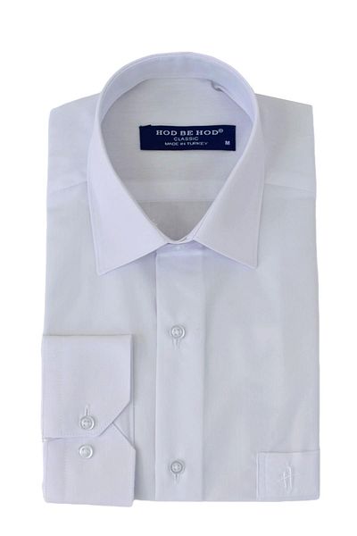 hodbehod Men's Plus Size Classic Long Sleeve Shirt BGL-ST03142