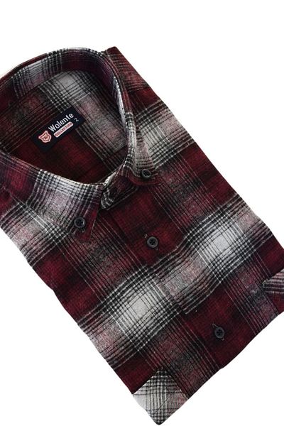 wolente Men's Winter Double Pocket Shirt Bgl-st02329