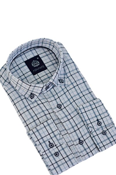 ADVANTE Чоловіча класична сорочка з довгими рукавами в клітинку BGL-ST03505