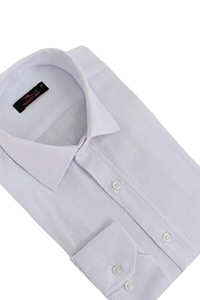 rasstmen Ανδρικό πουκάμισο Silim Fit Honeycomb με υφή Bgl-st02769