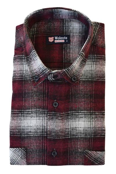 wolente Men's Winter Double Pocket Shirt Bgl-st02329