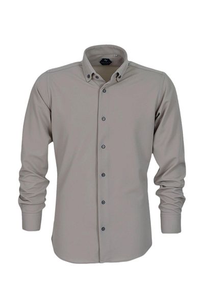 ADVANTE Cămașă sport Jacquard cu mânecă lungă pentru bărbați BGL-ST03445