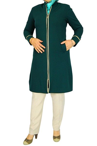 LİERRE Women's Zippered Cap Ln064