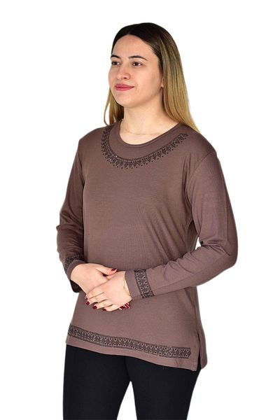 ÖZCAN Women's Nergiz Seasonal Blouse BGL-ST03383