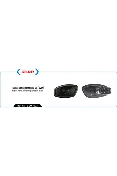 ÖLMEZ OTO YEDEK PARÇA Fluence Clio Iv - Door Opening Handle and Inner Left