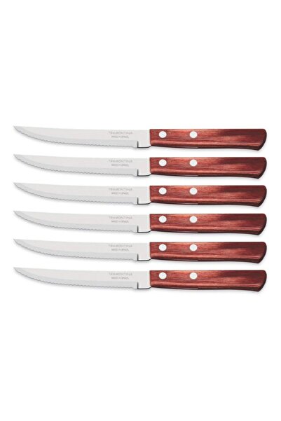 TRAMONTINA 6 Adet Polywood Sap Steak Et Bıçağı