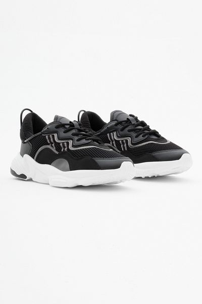 Tonny Black Unisex Μαύρα Σουέντ Αθλητικά Παπούτσια Tb248