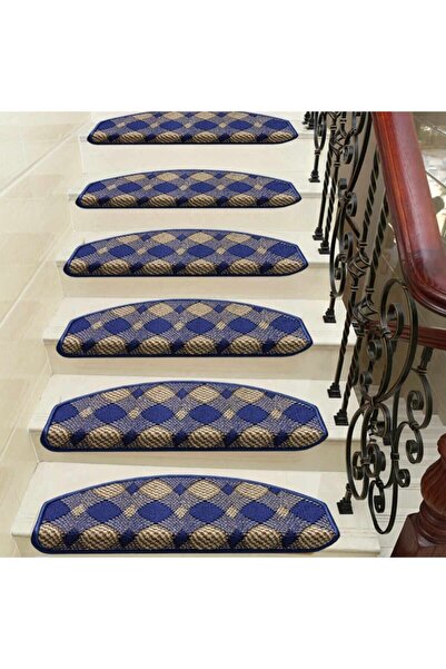 Stepmat Desenli Kendinden Yapışkanlı Merdiven Basamak Paspası  Halısı