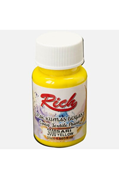 Rich RİCH KUMAŞ BOYASI 50CC 3000 SARI