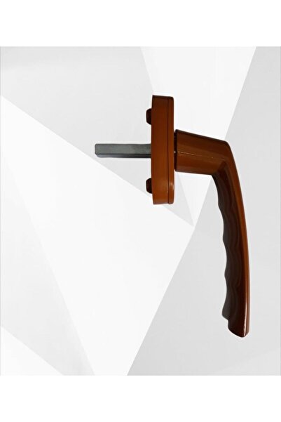 Katar Alüminyum مقبض نافذة بلاستيك ألومنيوم بني