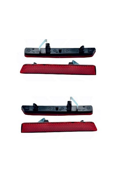 İthal Fit Doblo 3 - Right and Left Bumper Reflector Set 51810677 51810678   Gns
