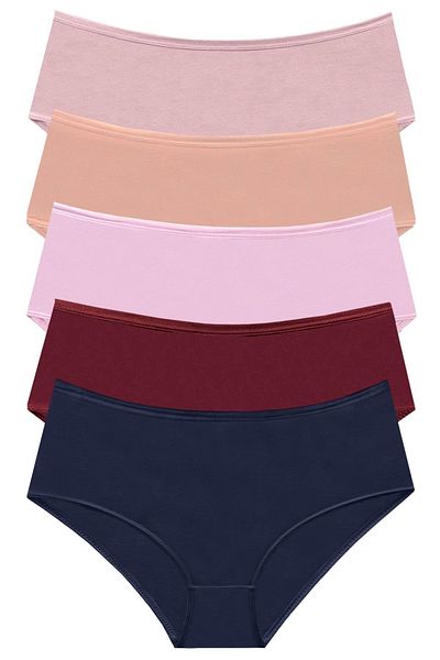 Newlilla 1007 Damen Mix 5-teiliges Daily Bato Höschen V14