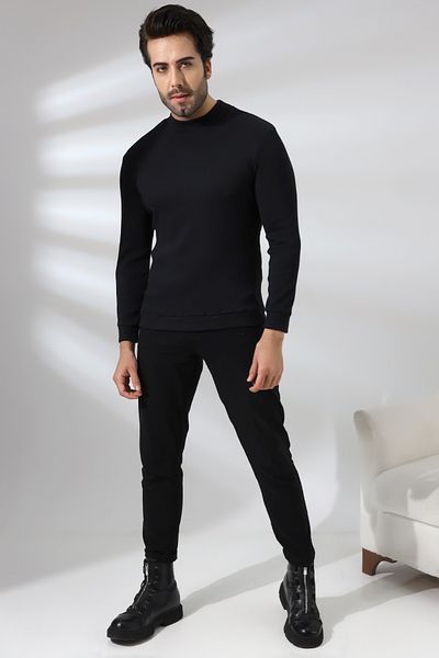 Flyboard Half Fisherman Camisole Sweatshirt 20362 Black
