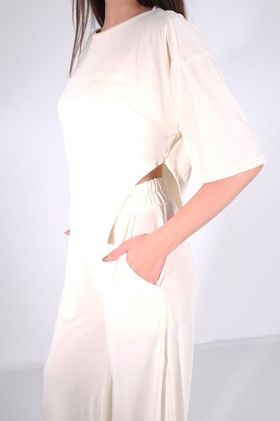 Lefon Asymmetrical T-shirt suit
