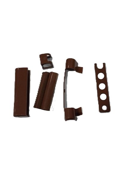 Vorne Double Opening Plastic Cover Set Golden Oak