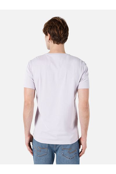 Colin's Regular Fit Crew Neck Basic Purple Men's Short Sleeve t Shirt Cl 1058592