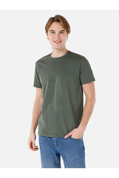 Colin's Green Men's Short Sleeve Crew Neck T-Shirt - Regular Fit Cl 1058592