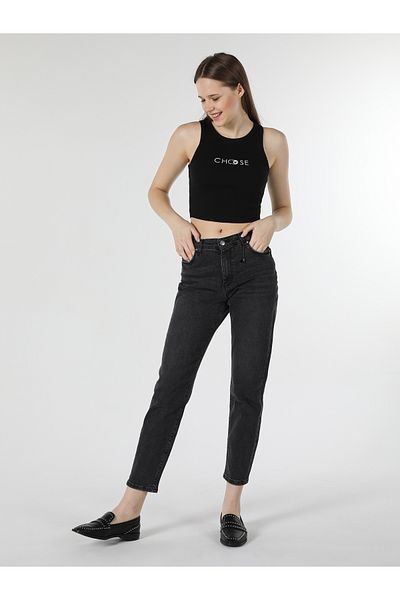 Colin's Maya 891 Slim Fit Shrinkable Leg Gray Jeans Women's Trousers - Cl 1058021