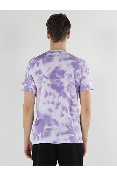 Colin's Comfort Fit Crew Neck Purple Men's Short Sleeve t Shirt Cl 1058669