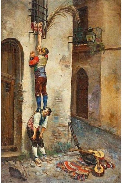 Marcel Kristal Tablo Street Players Marcel Art Diamond Mosaic Painting 41x61cm