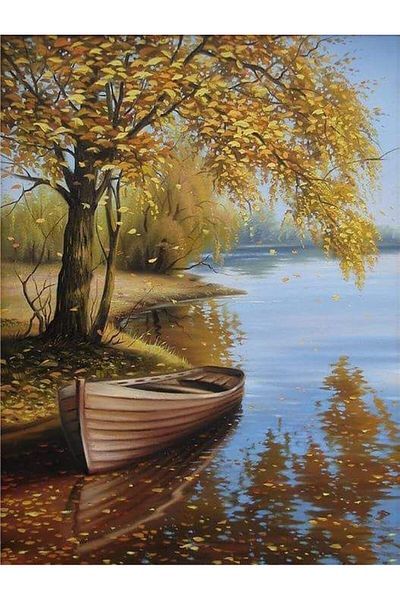 MARCEL SANAT Kayak Pixart Art Diamond Mosaic Painting Diamond Turkey 35*45