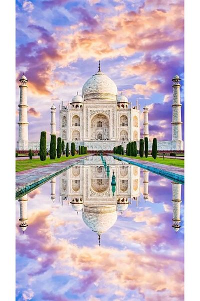 MARCEL SANAT Taj Mahal Pixart Art Diamond Mosaic Painting Diamond Türkiye 41*74