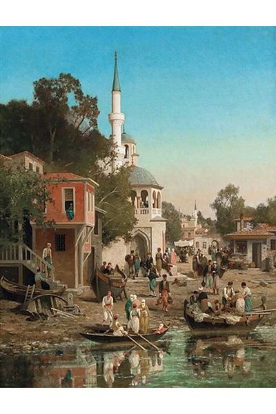 MARCEL SANAT Old Istanbul Mosque Pixart Art Diamond Mosaic Painting Diamond Turkey 50*65