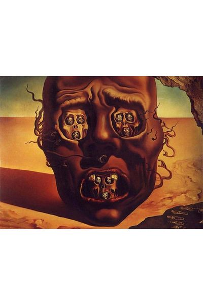 MARCEL SANAT Salvador Dali - 71x53cm Diamond Mosaic Face of the War Painting
