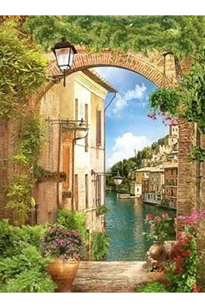 MARCEL SANAT Magnificent Landscape Marcel Art Diamond Mosaic Painting 58x79cm