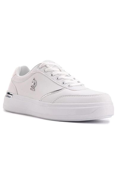U.S. Polo Assn. Adidași casual pentru femei Polo Alkaz 23KA U.S. - alb