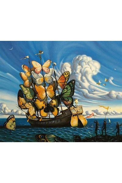 MARCEL SANAT لوحة فسيفساء ألماسية من شركة Hope Ship Pixart Art Diamond Türkiye مقاس 66*53
