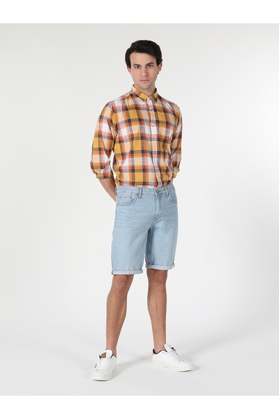 Colin's Orta Bel Normal Kesim Jean Erkek Şort Cl1059958