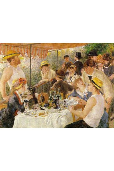 MARCEL SANAT Renoir- Le Déjeuner Des Canotiers (1881) Diamond Mosaic Painting 76x56cm