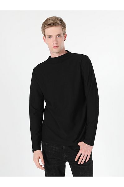 Colin's Tricou cu mânecă lungă pentru bărbați, cu jumătate de pescuit, cu croială normală, Cl 1060115