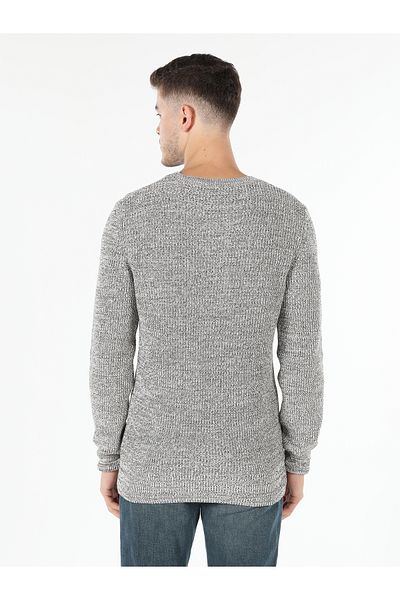 Colin's Ανδρικό πουλόβερ Beige Slim Fit Crew Neck - Cl 1059927