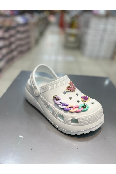 Akınal Bella Papuci de damă cu cataramă cu talpă înaltă