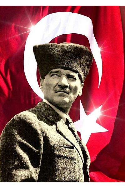 Marcel Kristal Tablo Atatürk Diamond Mosaic Painting 40x55 Cm