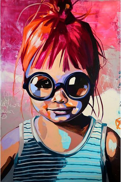 MARCEL SANAT Colorful Face Children's Mosaic Painting - Pixart Art, Diamond Diamond, Turkey 36*53